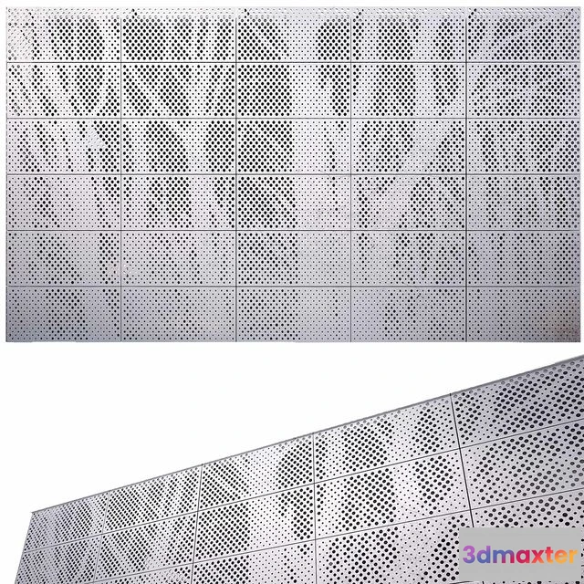 1552197 - perforated metal panel N7 3D Max