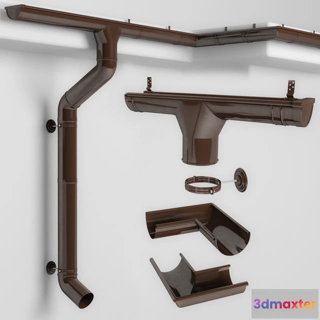 1553313 - Gutter system 3D Max