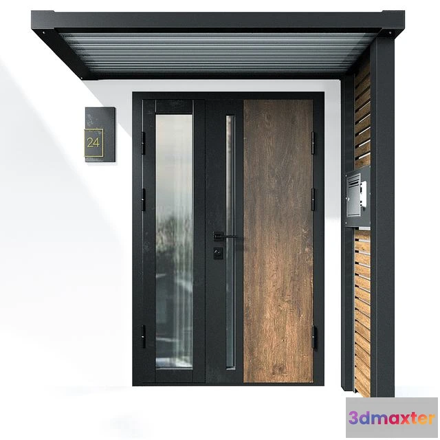 1557629 - Modern entrance 02 3D Max