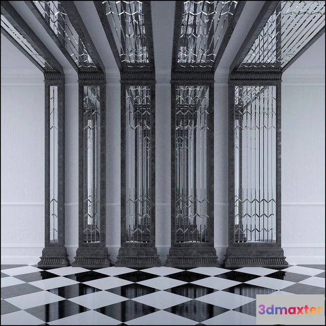 1563894 - ARCHED COLUMNS 3D Max