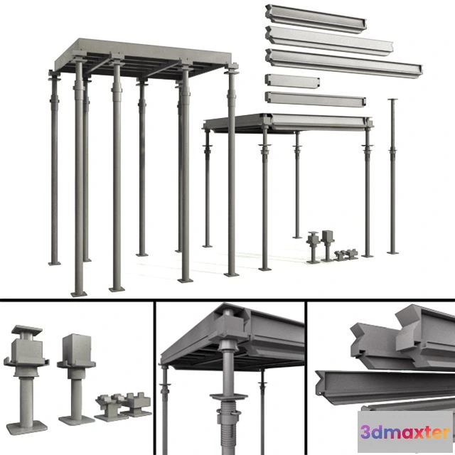 1566498 - Formwork for construction 3D Max