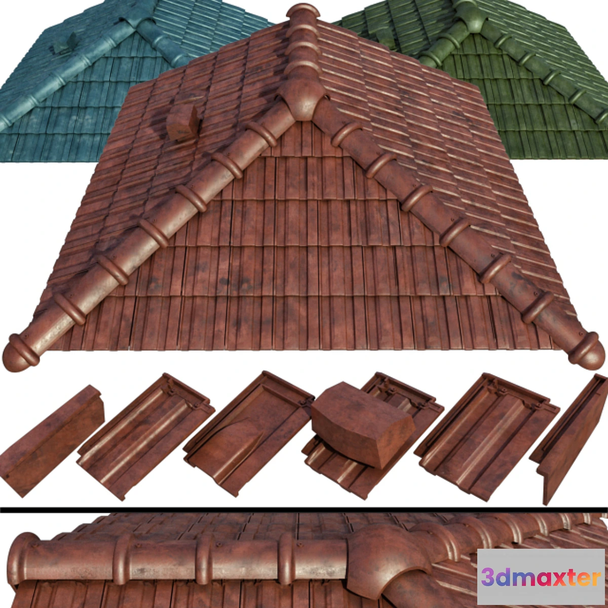 541049 - Ceramic tiles and roofing elements