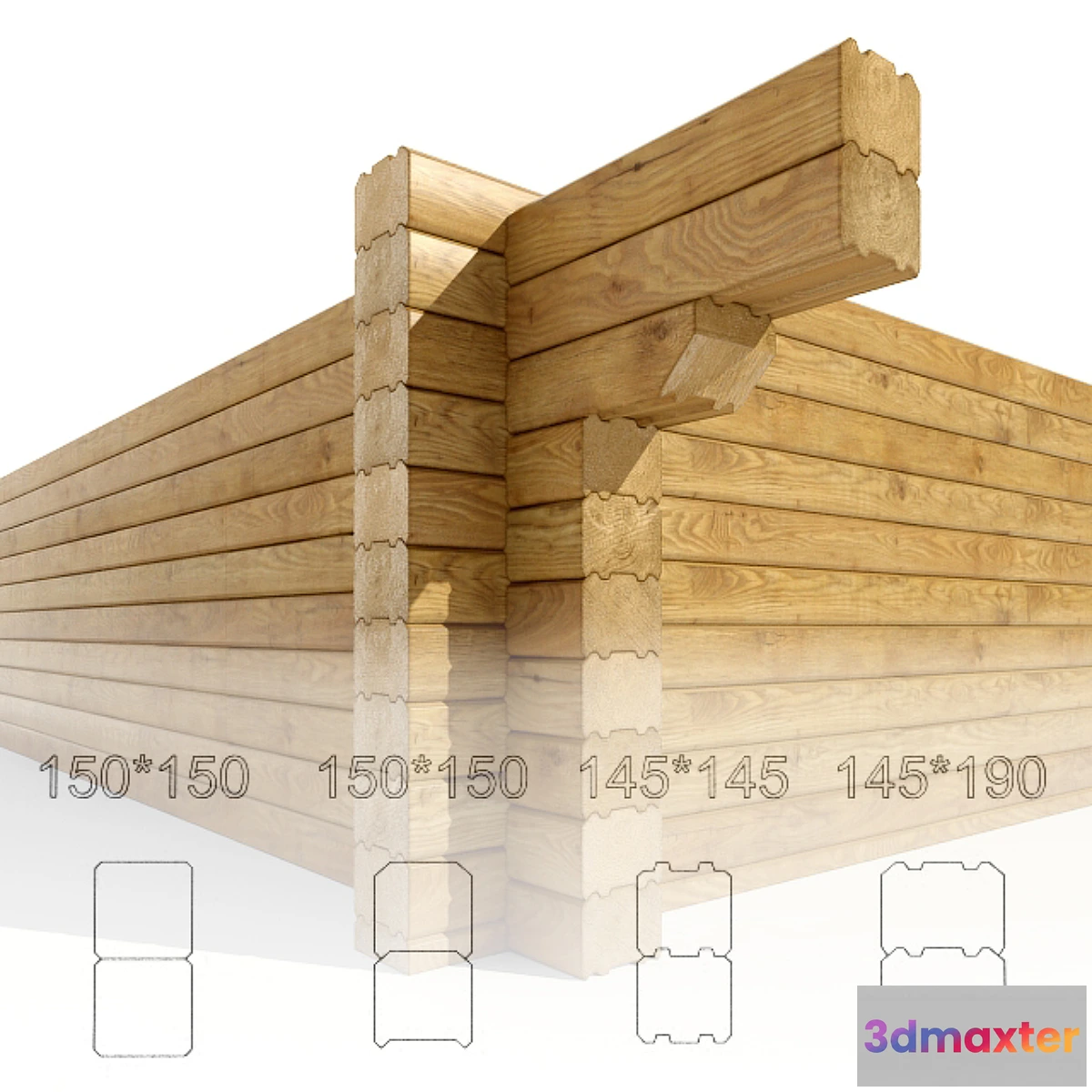 652917 - Timber for wood houses