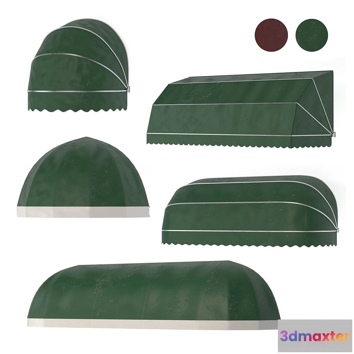 717110 - Awning set kitbash vol.05 - No.2