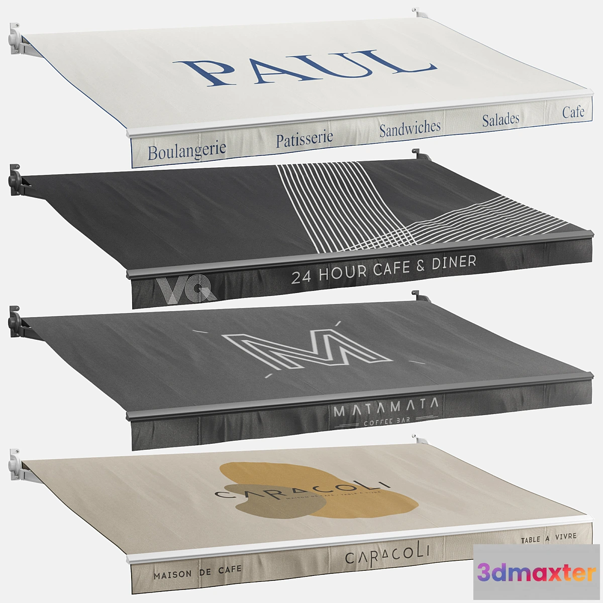 717114 - Awnings set 1 (cafe) - No.2