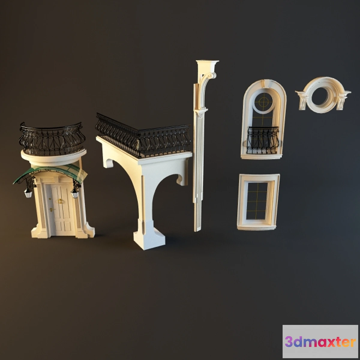 802744 - Art Nouveau facade elements