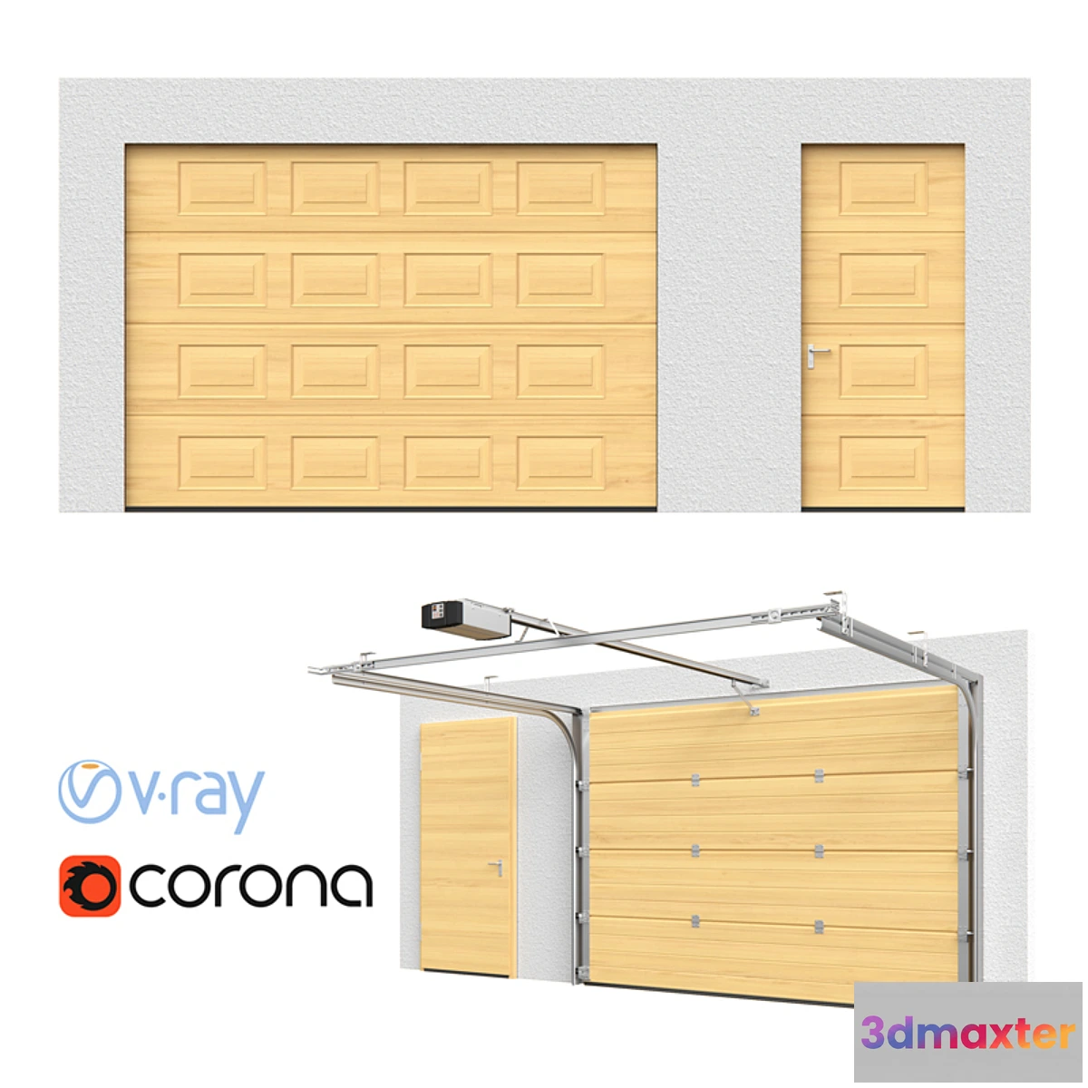 857373 - Hormann Sectional doors open _ closed