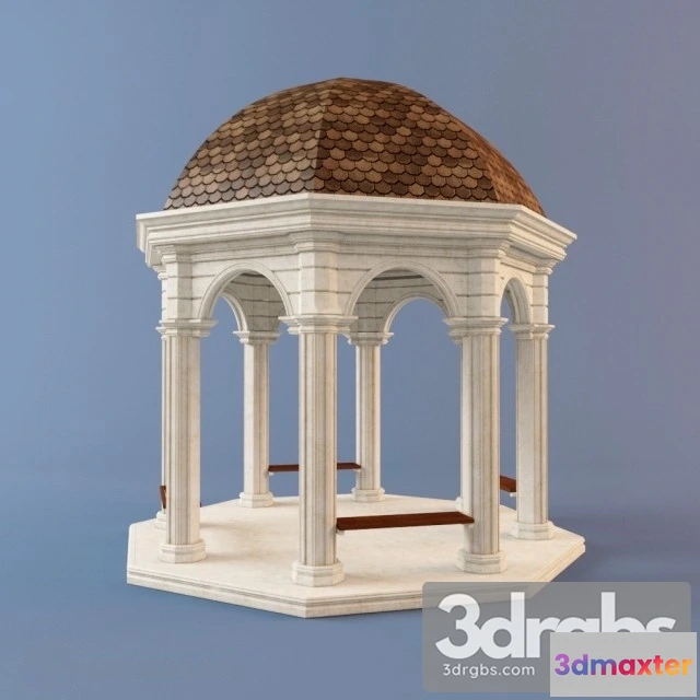 906472 - Garden Round Gazebo