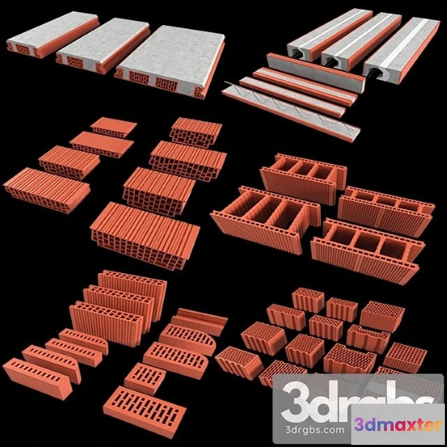 906636 - Set of Ceramic Blocks Phoroterm
