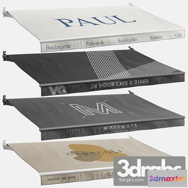 906638 - Set of Elbow Marquees 1 Cafe