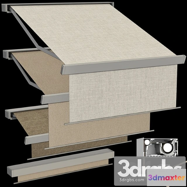 906652 - Sliding outdoor awning sun canopy