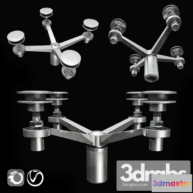 906654 - Spiders For Glass Visors