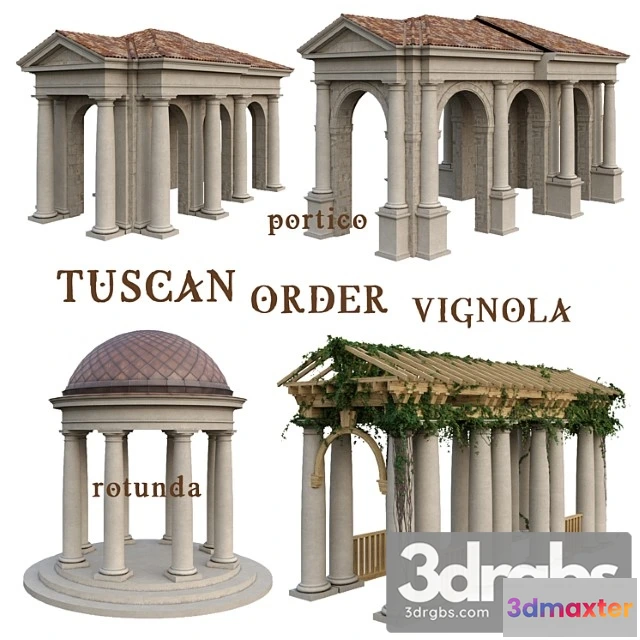 906672 - Tuscan Order Vignola Column