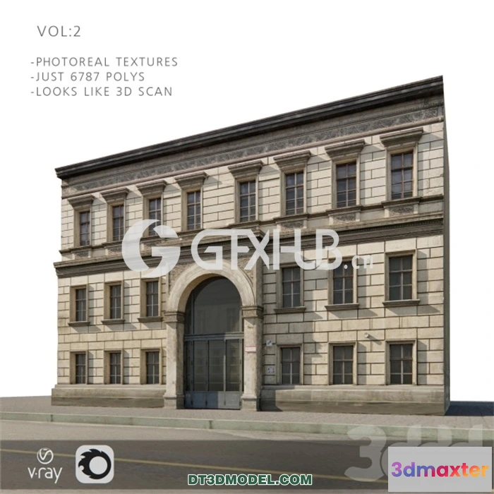 1219538 - Architecture - Building - Facade for background vol.5 Industrial area