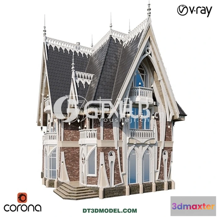 1219568 - Architecture - Building - Gothic house