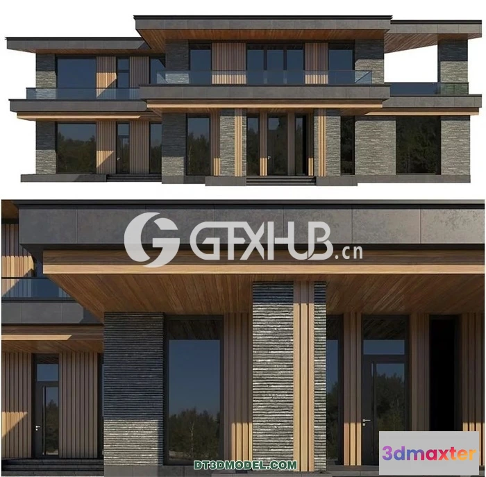 1219588 - Architecture - Building - House facade modern style