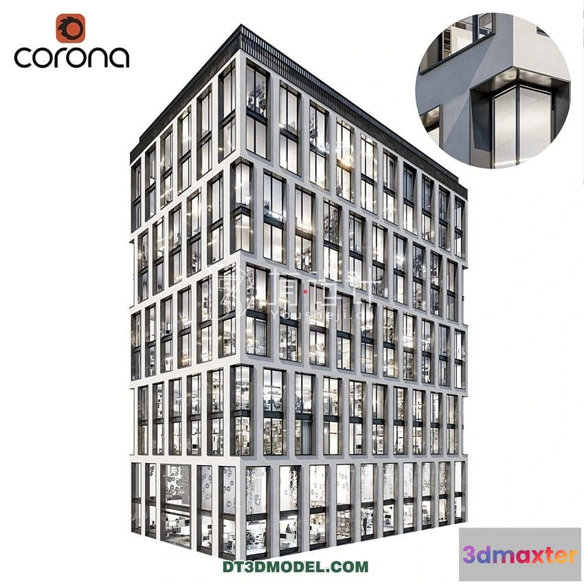 1219636 - Architecture - Building - Modern Office Building 03