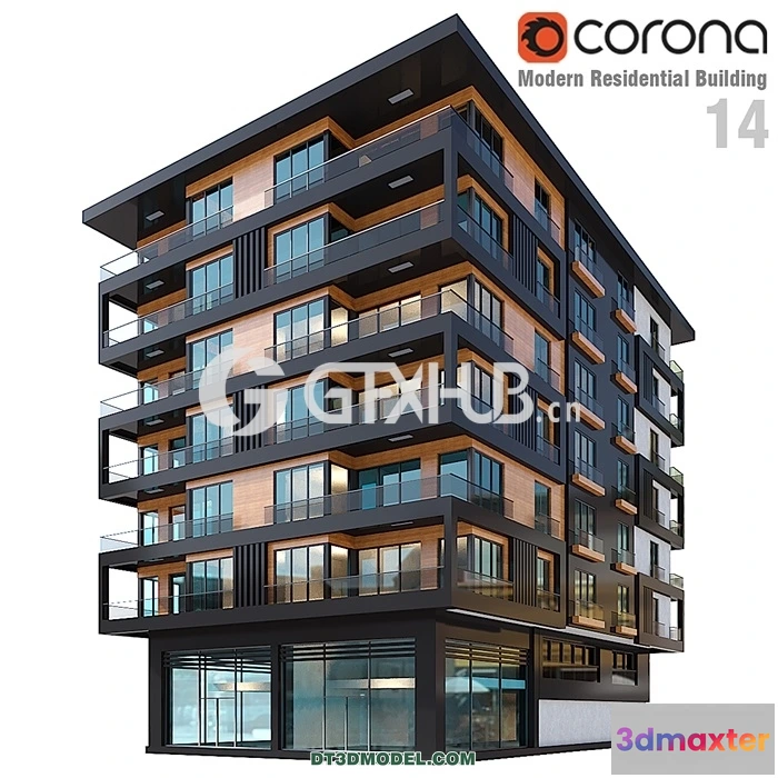 1219642 - Architecture - Building - Modern Residential Building 014