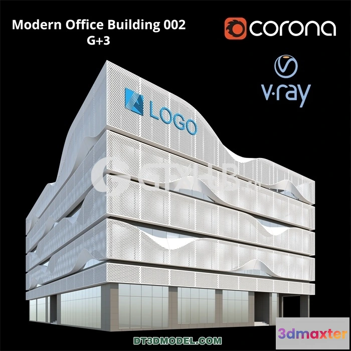 1219664 - Architecture - Building - Modern Office Building 002 G 3