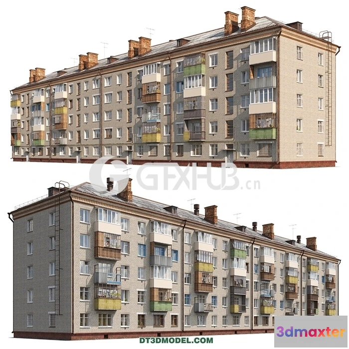 1219718 - Architecture - Building - Residential house Series 1-447 Khrushchev