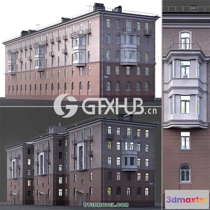 1219736 - Architecture - Building - Residential building in classic style