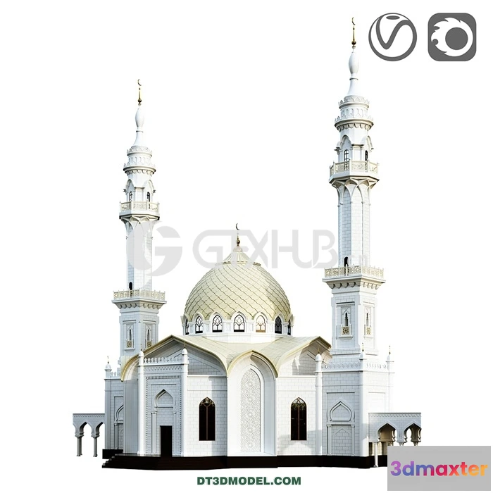 1219786 - Architecture - Building - White mosque