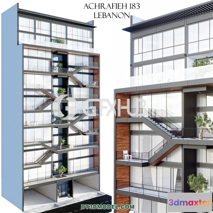 1261240 - Architecture - Building - 183 Achrafieh Lebanon