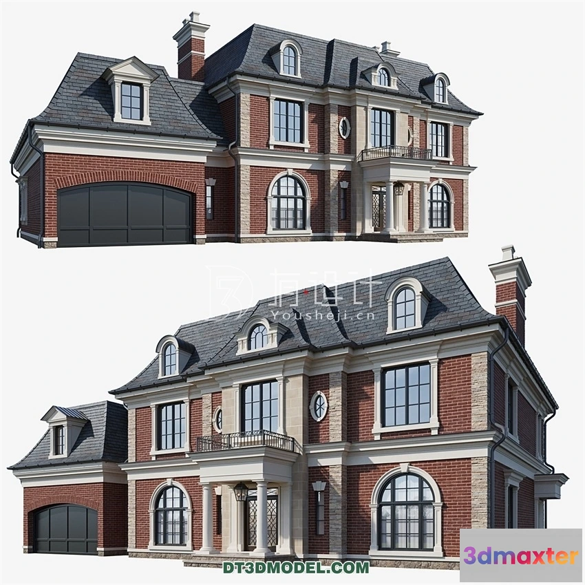 1261310 - Architecture - Building - Classic House 2