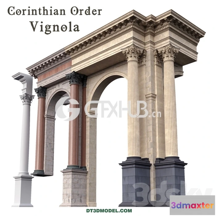 1261326 - Architecture - Building - Corinthian Order Vignola Column