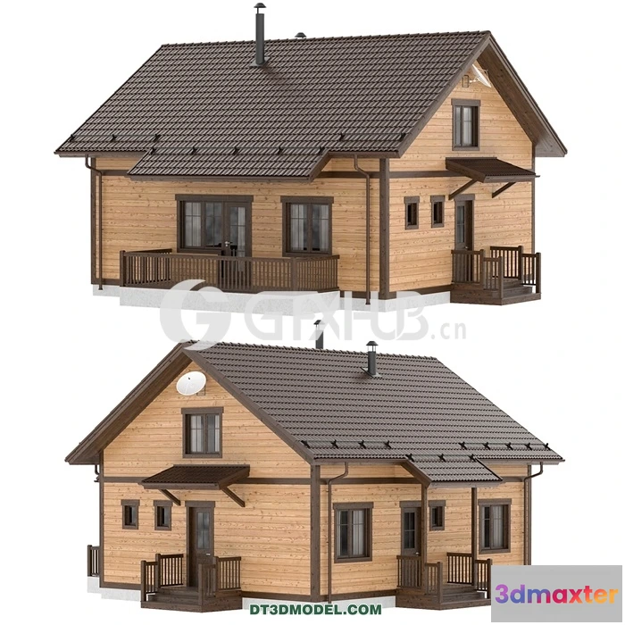 1261338 - Architecture - Building - Country wooden house