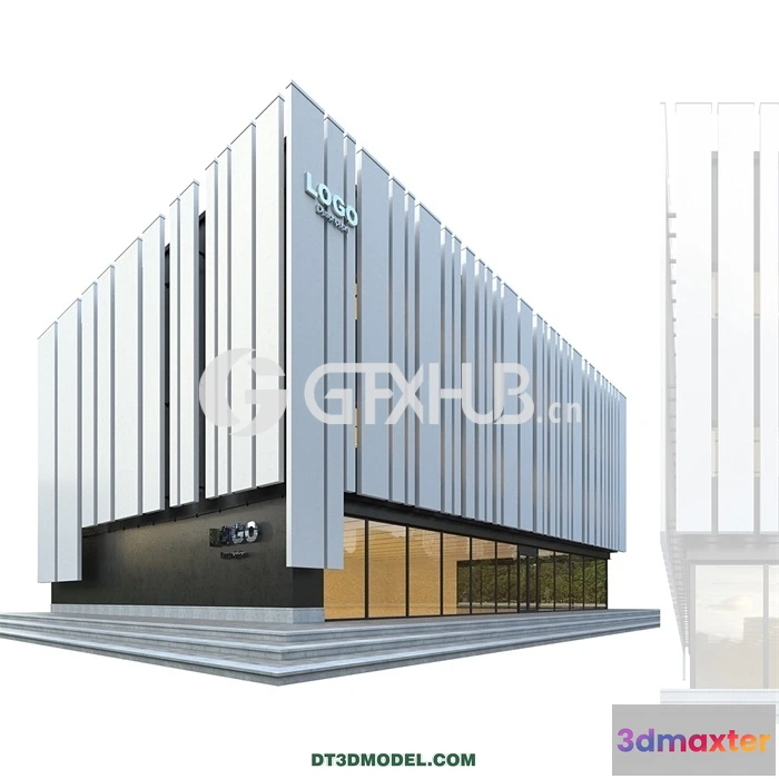 1261442 - Architecture - Building - Modern Commercial Building No 2