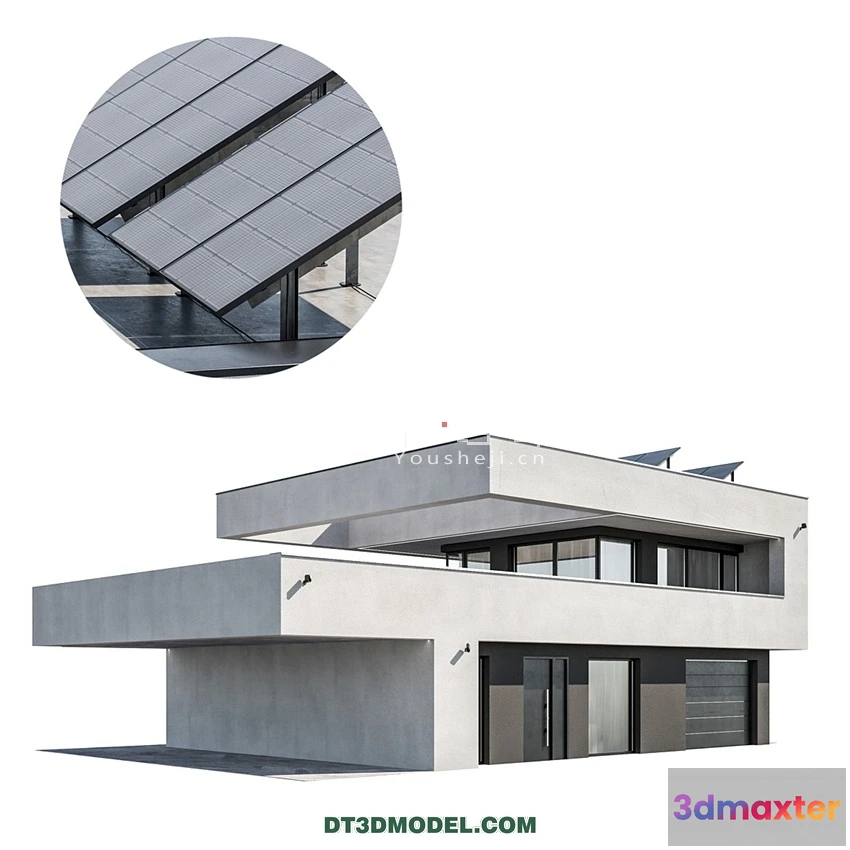 1261450 - Architecture - Building - Modern House 19 Night