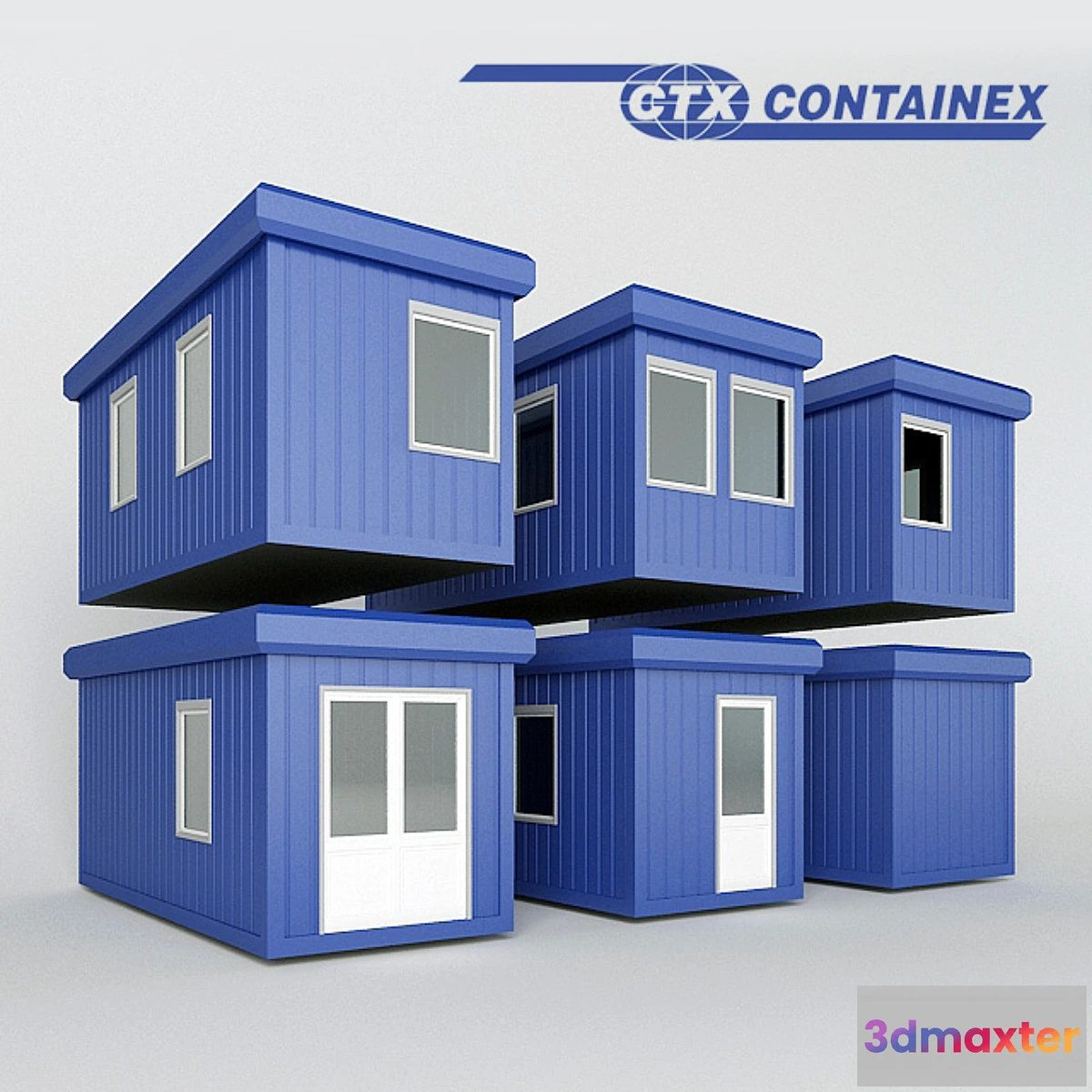 1270705 - PROFI Office-containex containers - No.2 3D Max