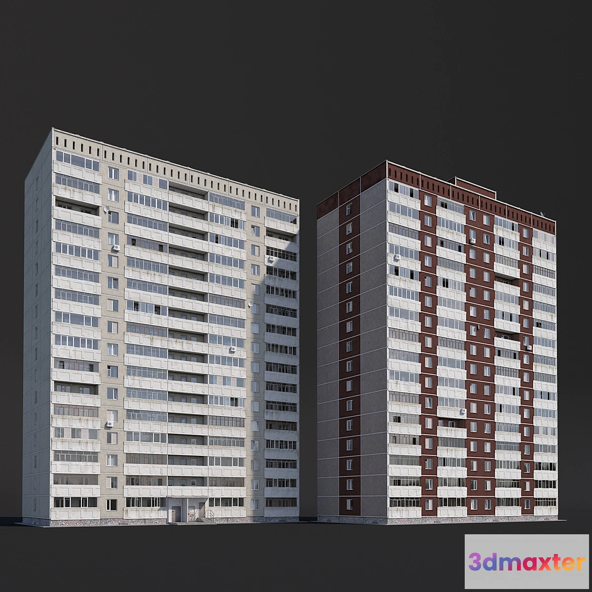 1287492 - Multi-storey residential building - No.2 3D Max