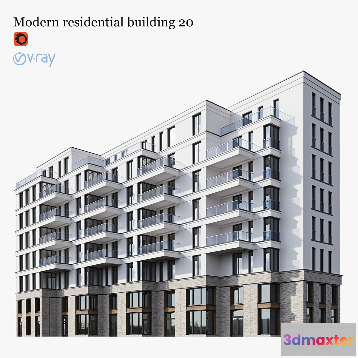 1299847 - residential building 20 3D Max