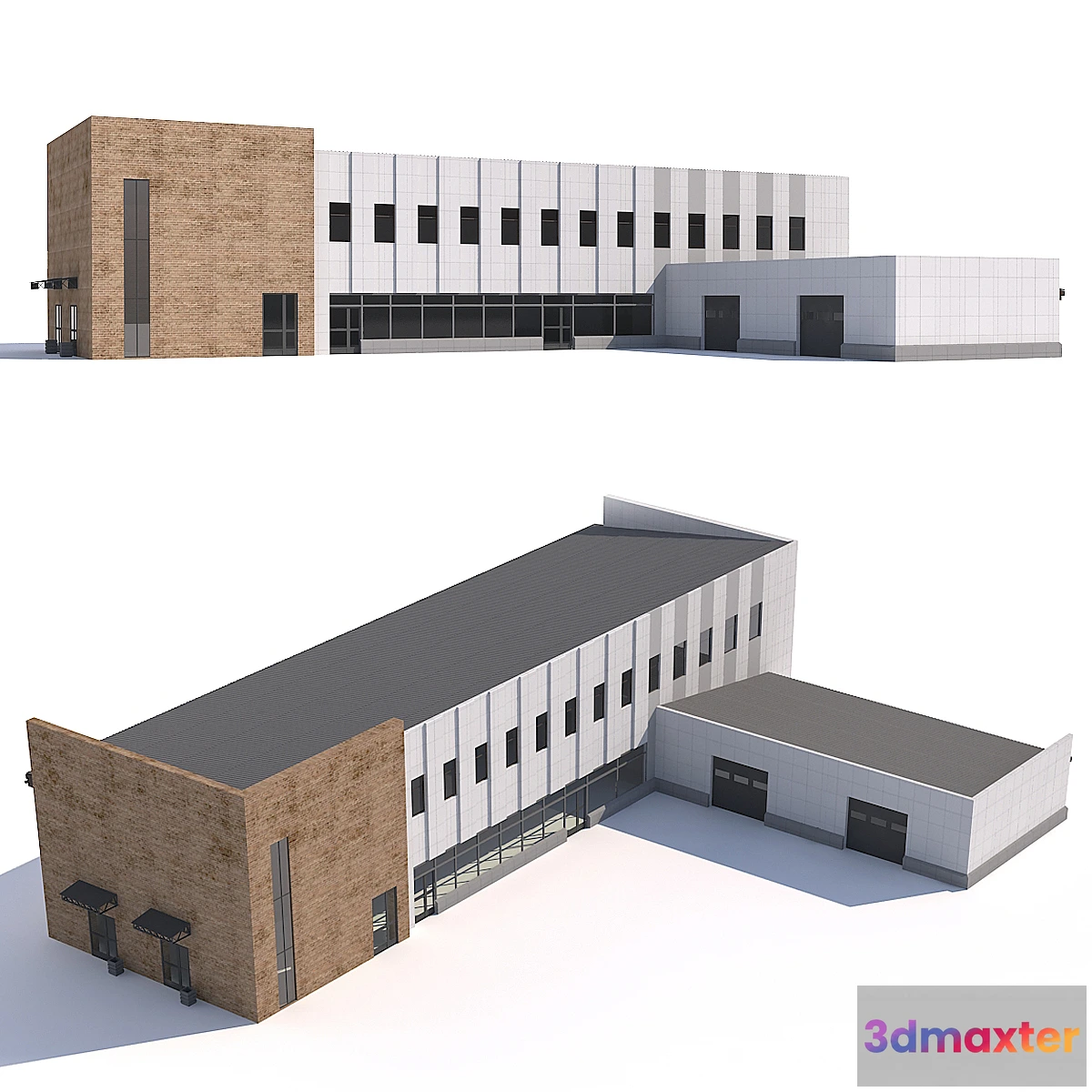 1304660 - Auto shop with one hundred 3D Max