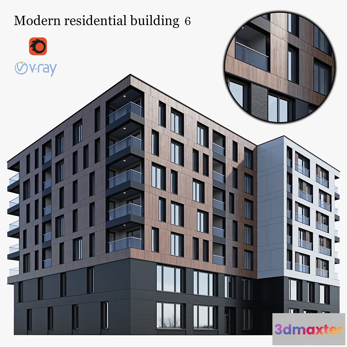 1321795 - residential building 6 3D Max