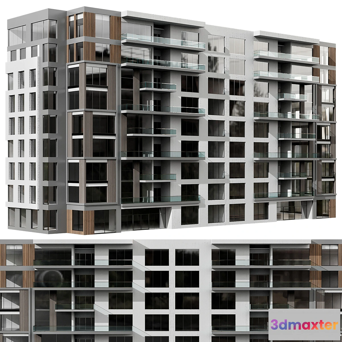 1328247 - Residential Building No83 - No.2 3D Max