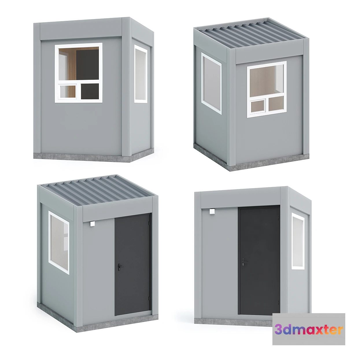 1334363 - Security post 3D Max