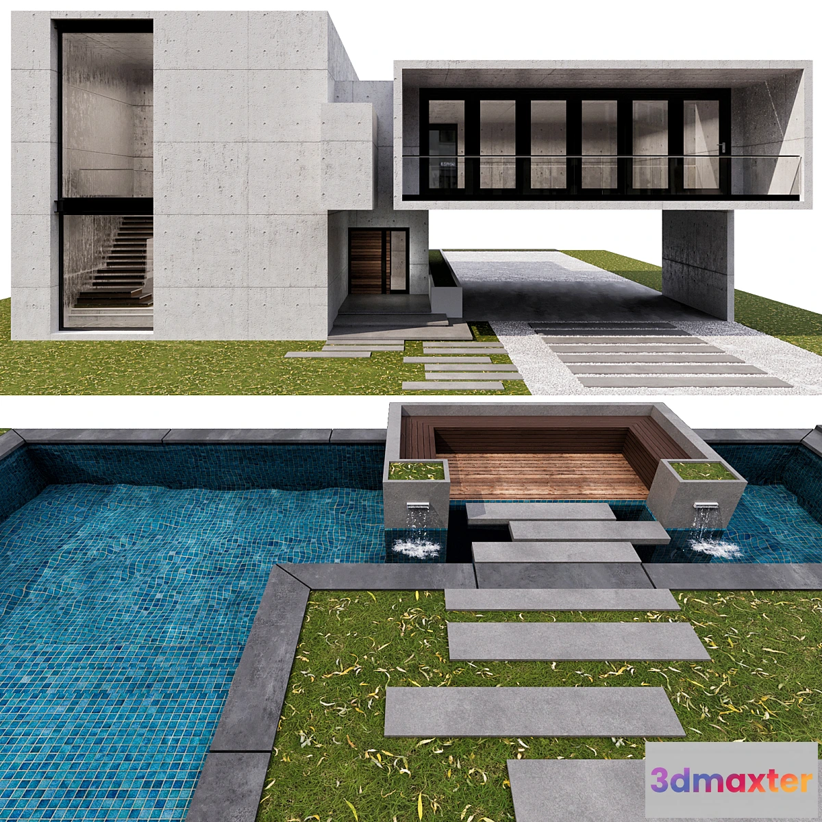 1334886 - MODERN HOUSE NO14 3D Max