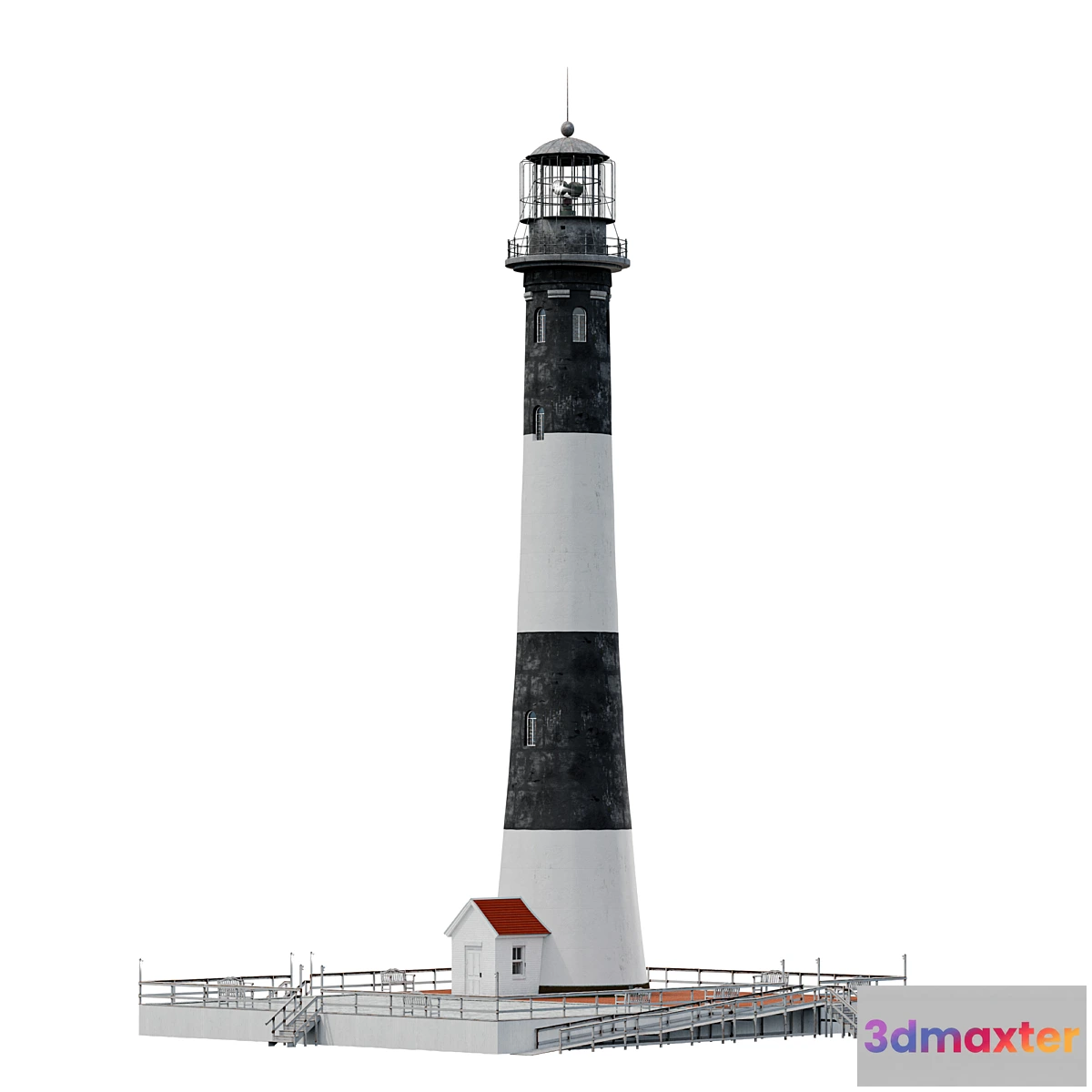 1347964 - Lighthouse-FireIsland Lighthouse. 3D Max
