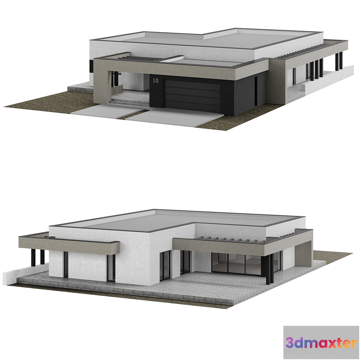 1350897 - Modern House 003 - No.2 3D Max