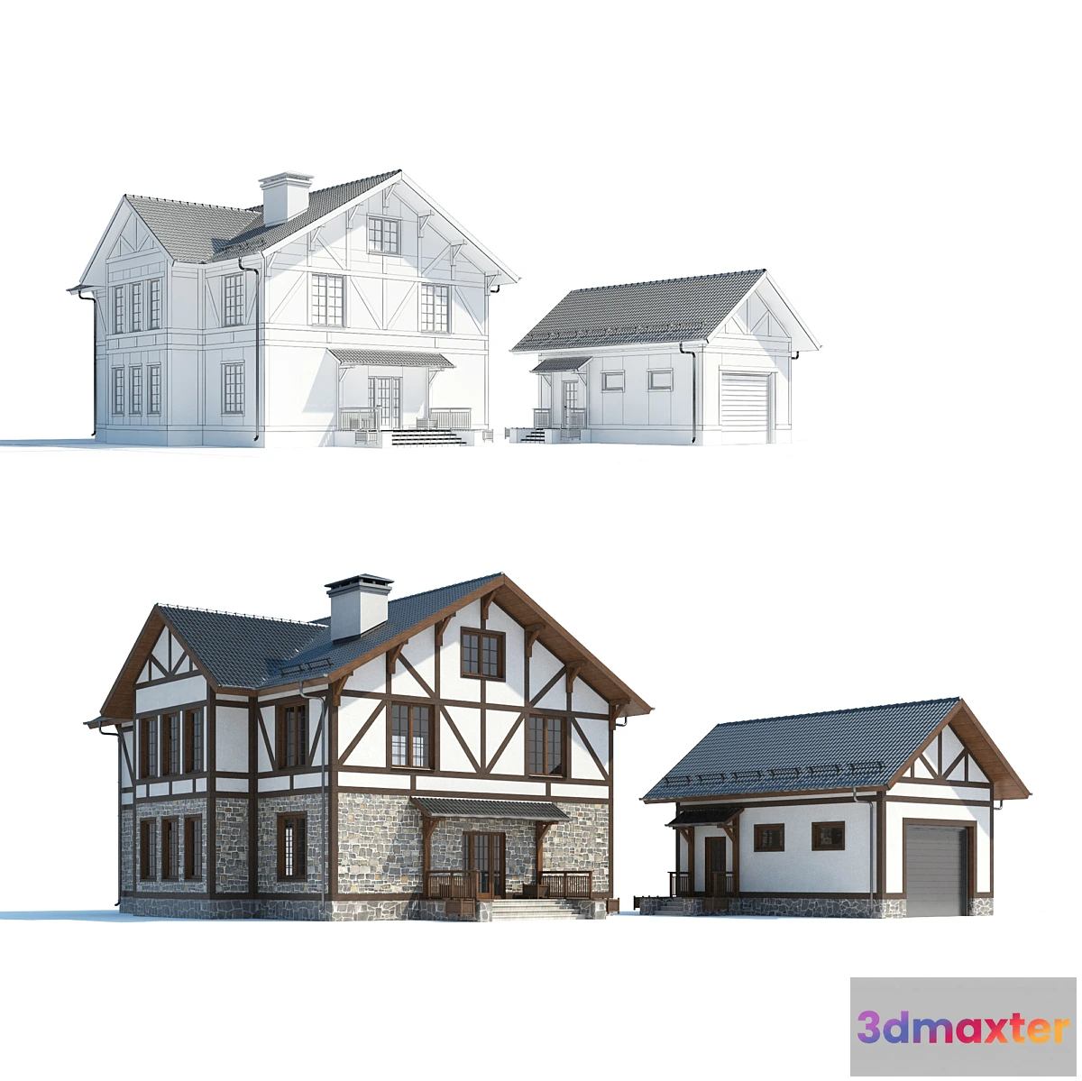 1352086 - Cottage - No.4 3D Max