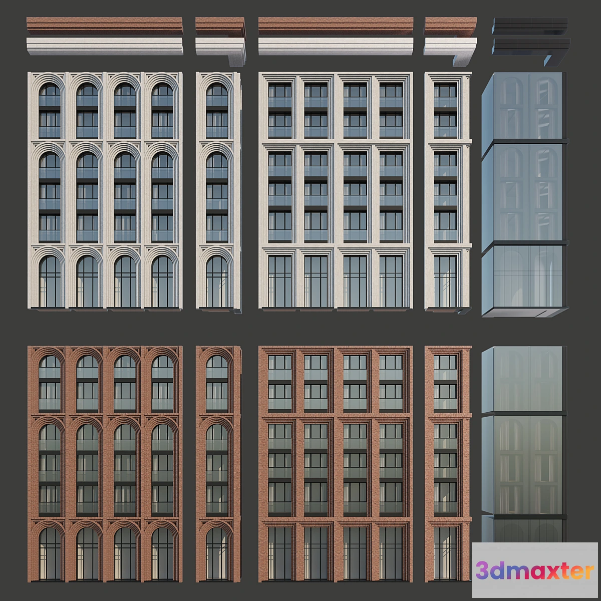 1354787 - Architectural facades # 2 3D Max