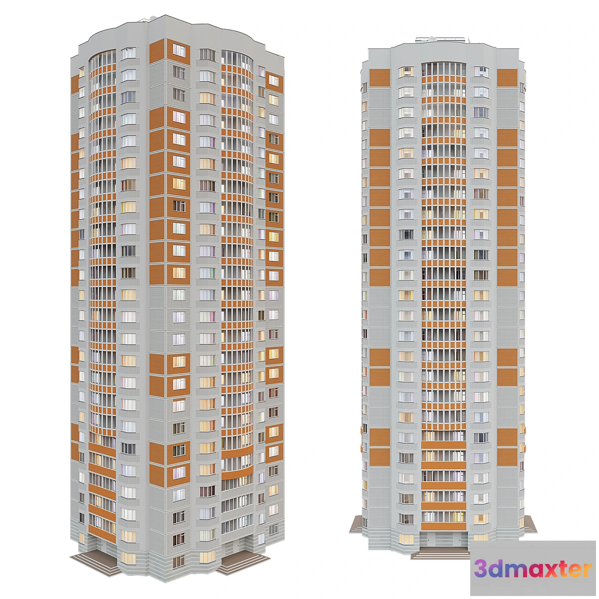 1395884 - KOPE TOWER 23 floors 3D Max