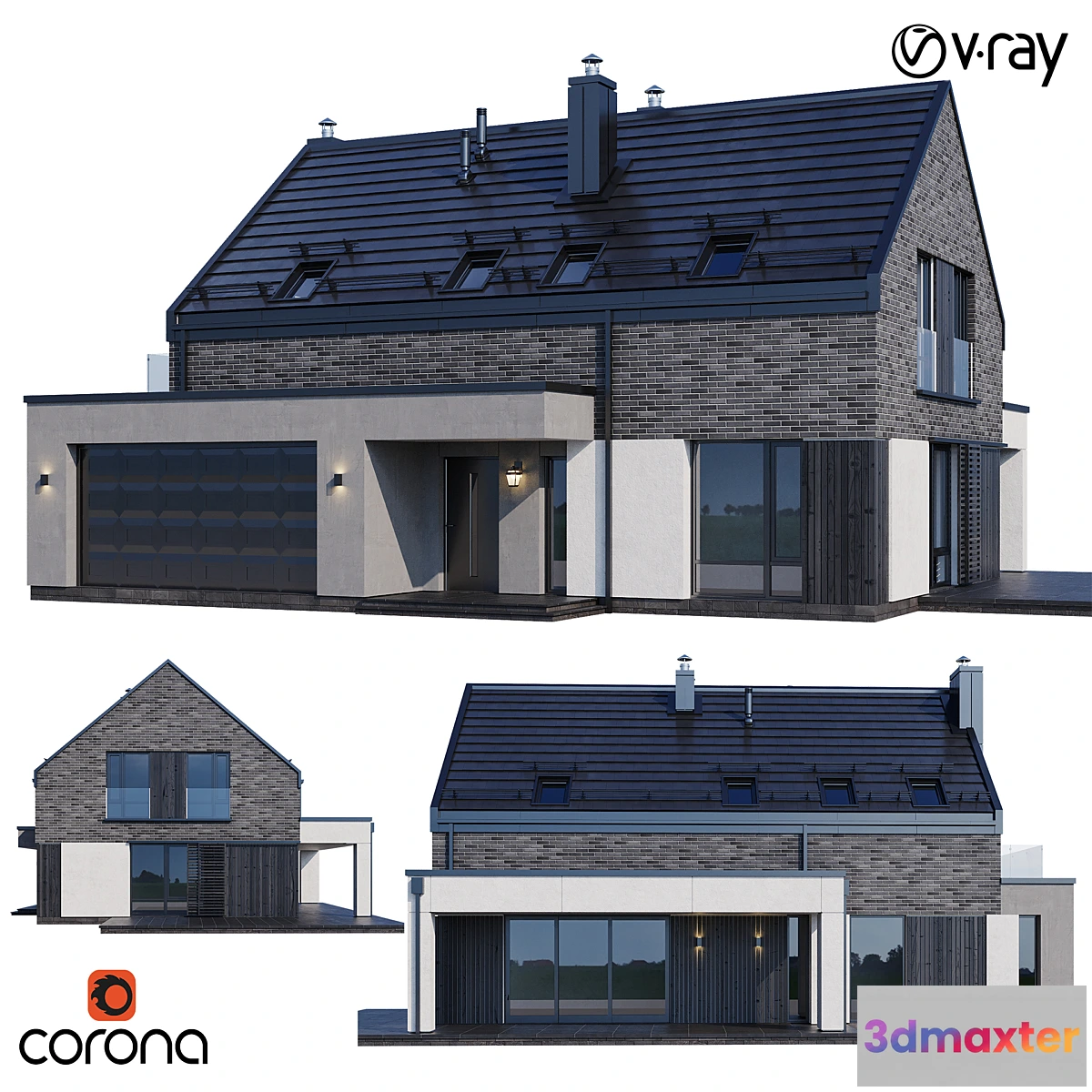 1404778 - Modern house v71 3D Max