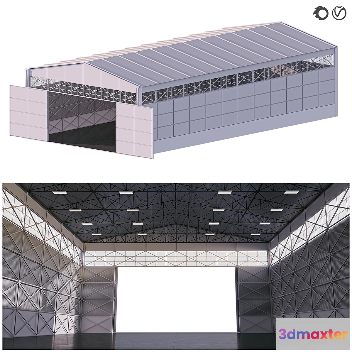 1406246 - Hangar 3D Max