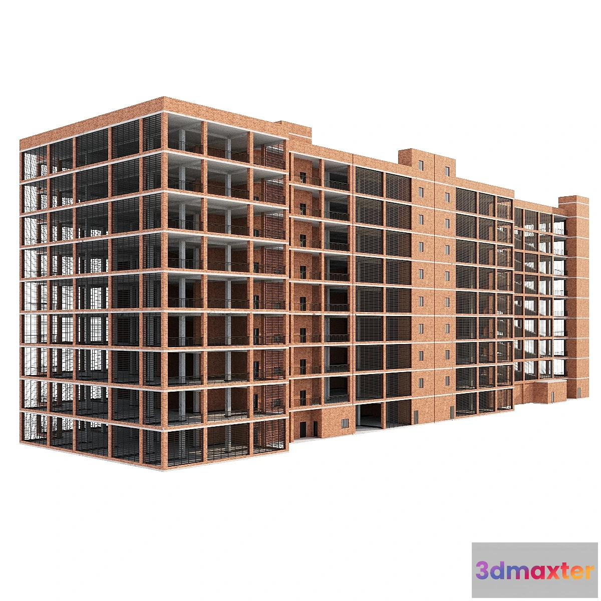 1407934 - Multilevel parking 3D Max