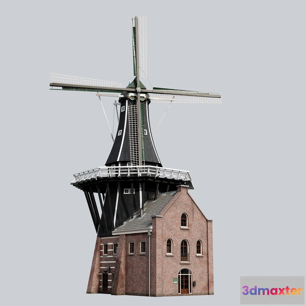 1410200 - Molen De Adriaan mill 3D Max