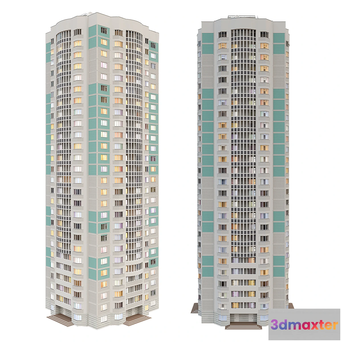 1410438 - KOPE TOWER 25 floors 3D Max